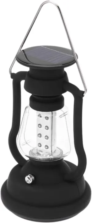 Camping Lantern Solar Power and Hand Crank 16led Outdoor Lamp Warm White Led Light for Camping Hiking