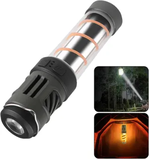 Camping Lantern with Flashlight, Rechargeable LED Tent Light Waterproof for Outdoor, Hiking, Backpacking,Fishing Sets