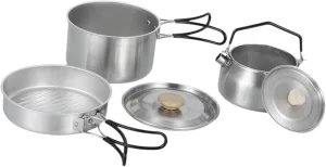 Camping Mess Kit Folding Handle Lightweight Kettle for Travel Picnic Outdoor