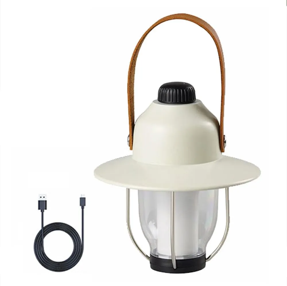 Camping Tent Light Portable LED Campsite Lantern Waterproof Night Lamp Support 3 Color and Stepless Dimming for Camping Tent Hiking Fishing