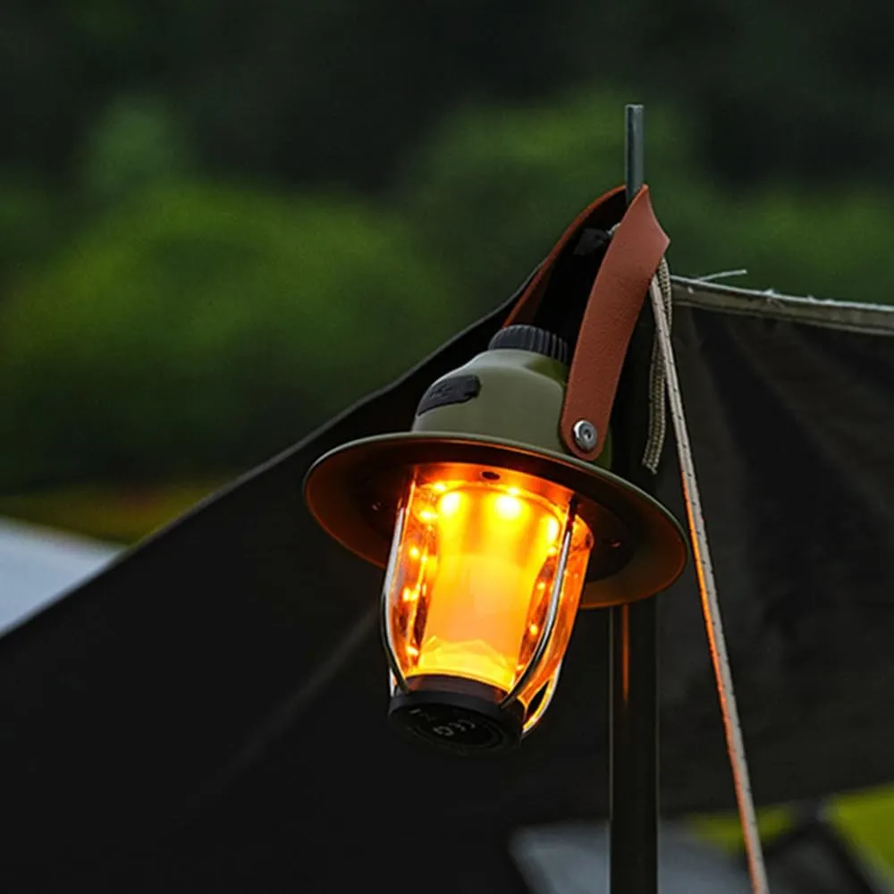Camping Tent Light Portable LED Campsite Lantern Waterproof Night Lamp Support 3 Color and Stepless Dimming for Camping Tent Hiking Fishing