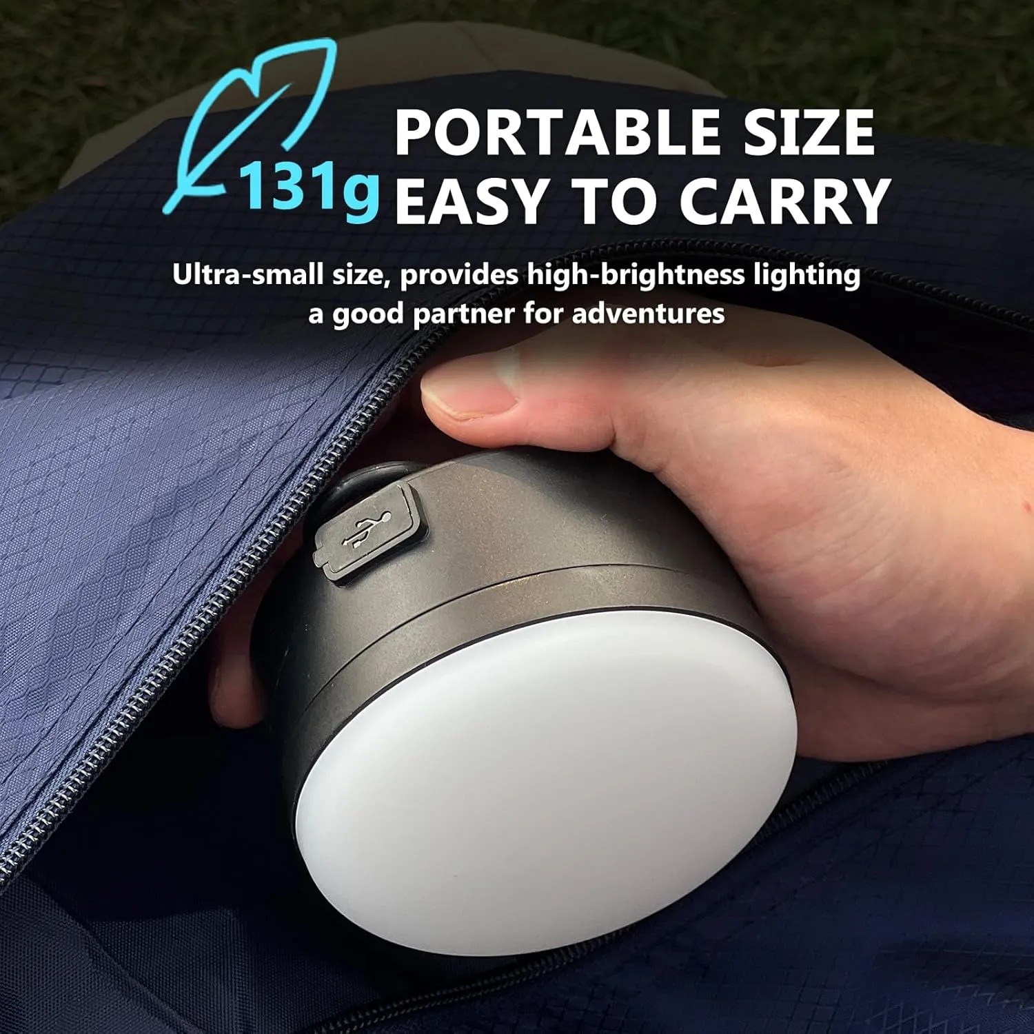 Camping Tent Lights Rechargeable 1000LM LED Camping Lantern - IPX5 Waterproof Hanging Light with 4 Modes 3000mAh Portable Outdoor Light for Camping, Hiking, Emergencies, Home Use
