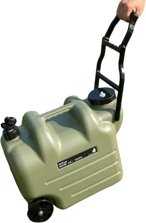 Camping Water Jug with Wheels, 7.4 Gallnon Water Containers BPA Free Water Storage with Spigot No Leakage Portable Emergency Water Tank Canteens for Outdoor Hiking Camping Picnic Supplies