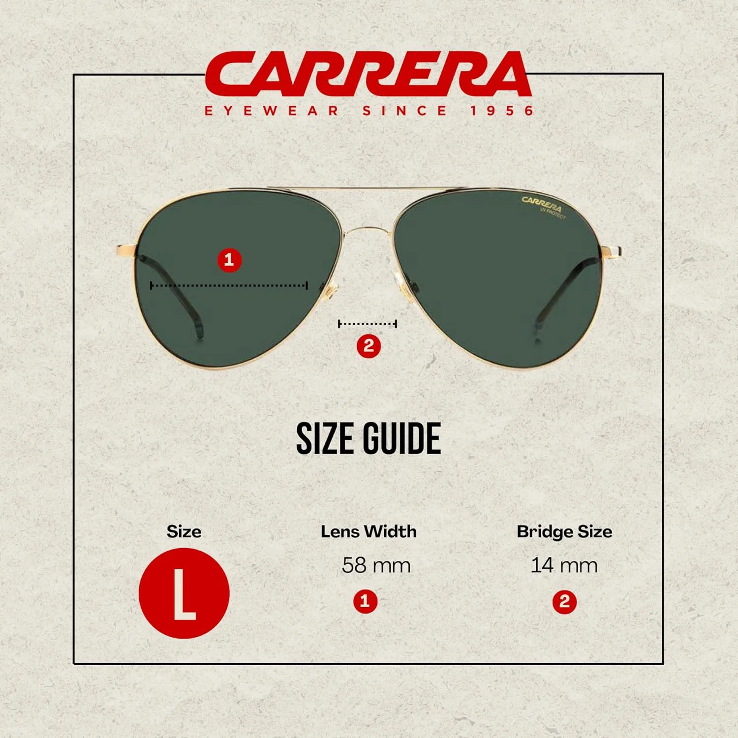 Carrera 2031T/S Aviator Sunglasses for Men for Women   BUNDLE With Designer iWear Eyewear Kit