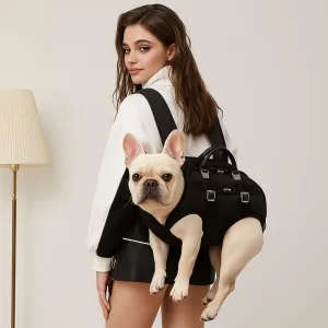 CarryPaw Frenchie Side Carry Backpack – Portable Lightweight and Secure Pet Carrier Bag