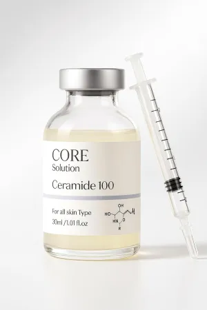 Ceramide 100 Ampoule – Barrier Repair & Moisture Locking Serum for Sensitive Skin – 30mL   Needleless Syringe