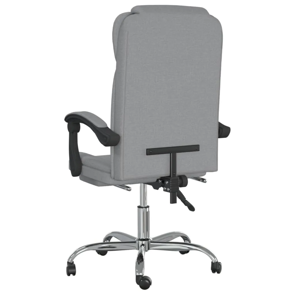 Chair Accent Reclining Desk Chair with Wheels for Living Room Fabric