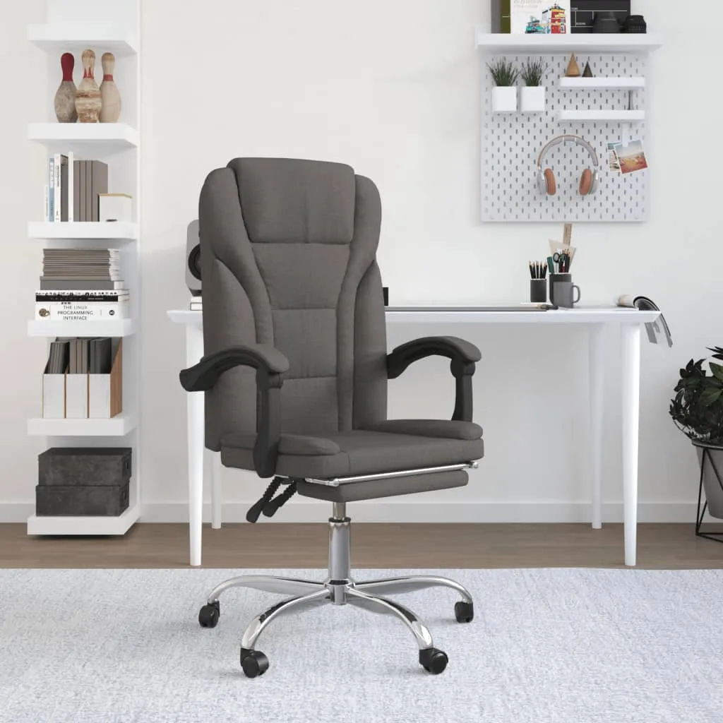Chair Accent Reclining Desk Chair with Wheels for Living Room Fabric