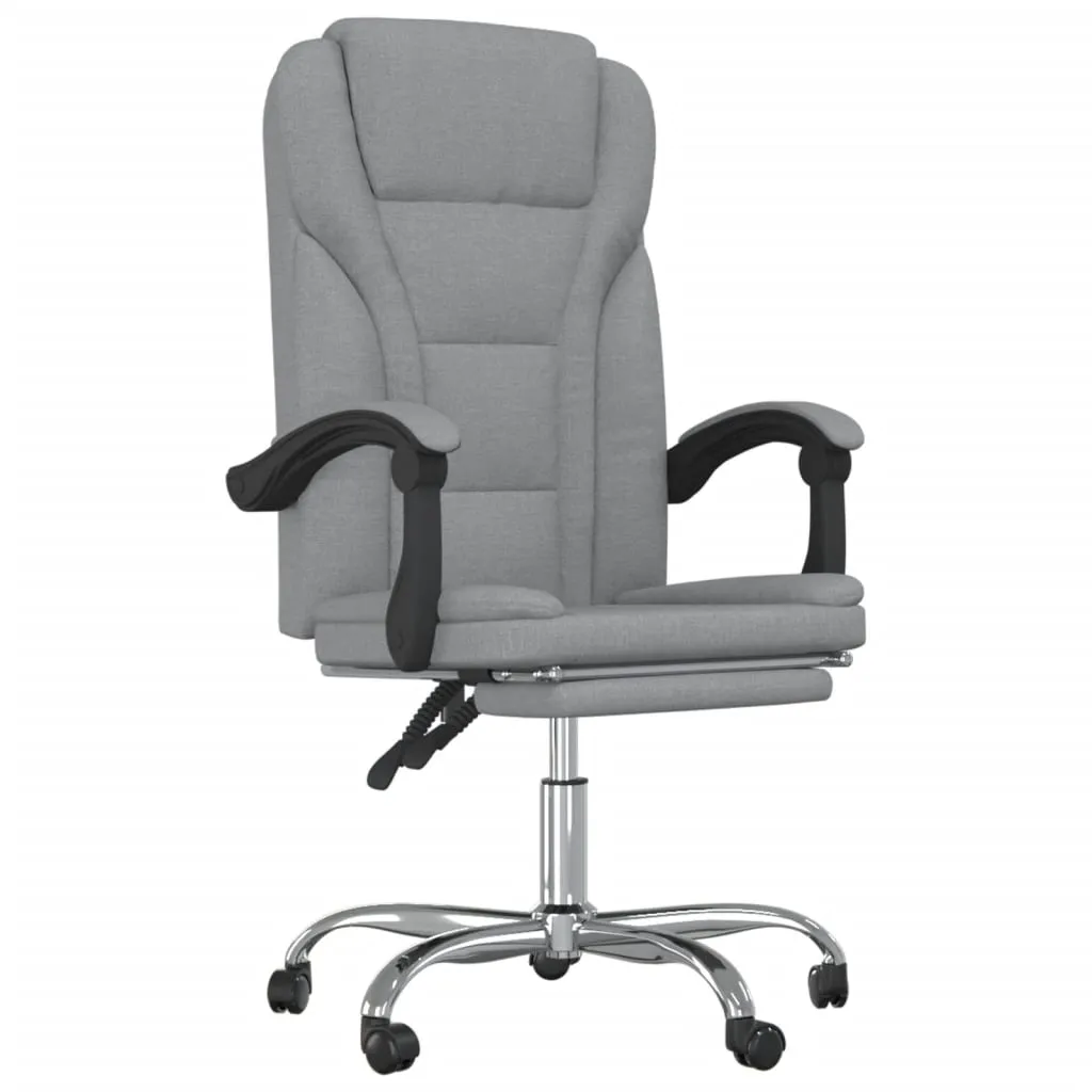Chair Accent Reclining Desk Chair with Wheels for Living Room Fabric
