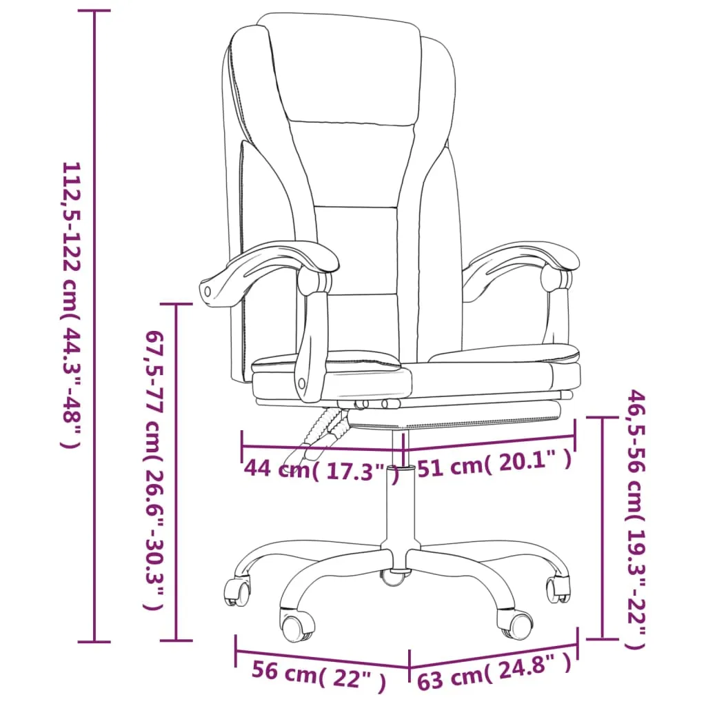 Chair Accent Reclining Desk Chair with Wheels for Living Room Fabric