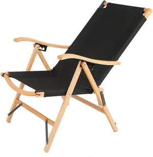 Chair Folding Chairs with Padded Seats Outdoor, Directors Chairs Foldable, 3-Position Adjustable Reclining Camping Chair Lawn Chair with Arms for Adults Wooden Frame Lightweight Chair (Color : Dolphi