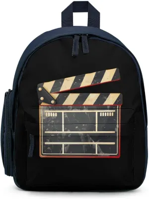 Cinema Clapper Board Travel Laptop Backpack for Men Women Lightweight Shoulder Bag Work Bag Daypack