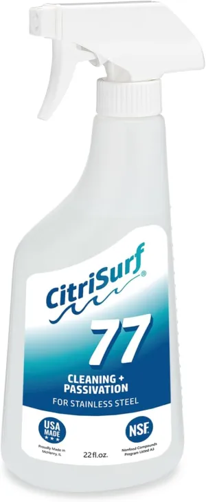 CitriSurf® 77 Stainless Steel Passivation Cleaner – Commercial Grade (22 ounce)