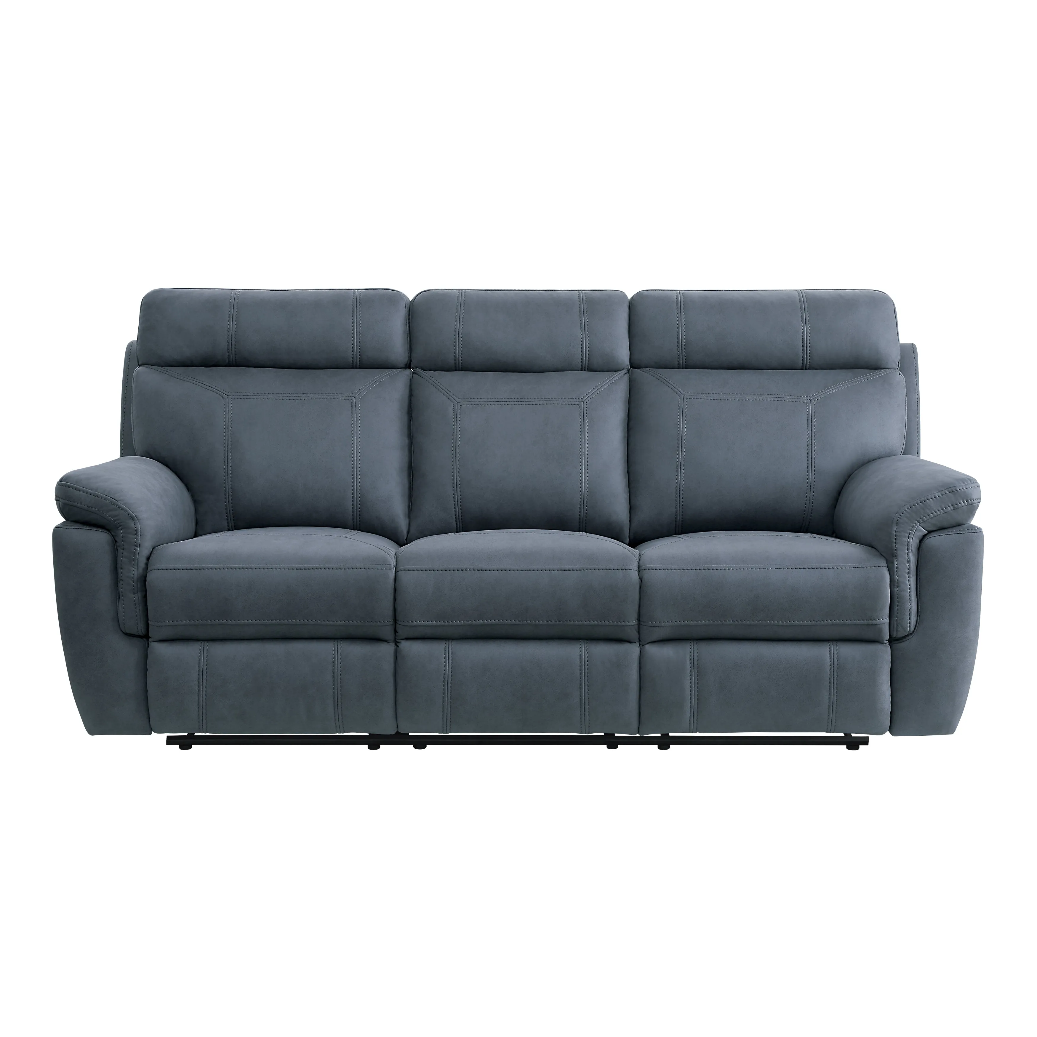 Clifton 2pc Set: Sofa, Love in Blue - 9301BUE*2