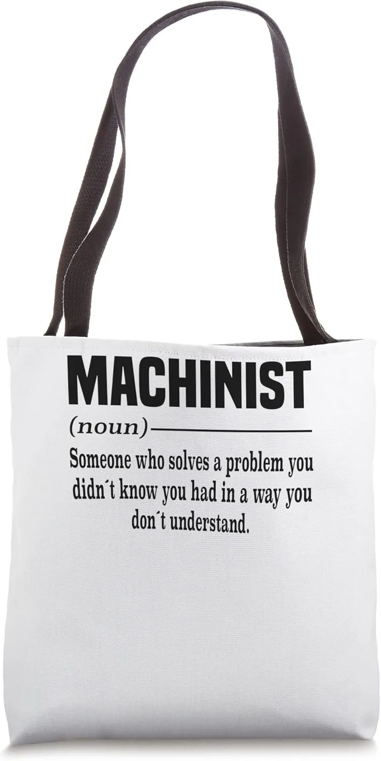 Cnc Mechanist Machinist Tolerance Issues CNC Operator Tote Bag