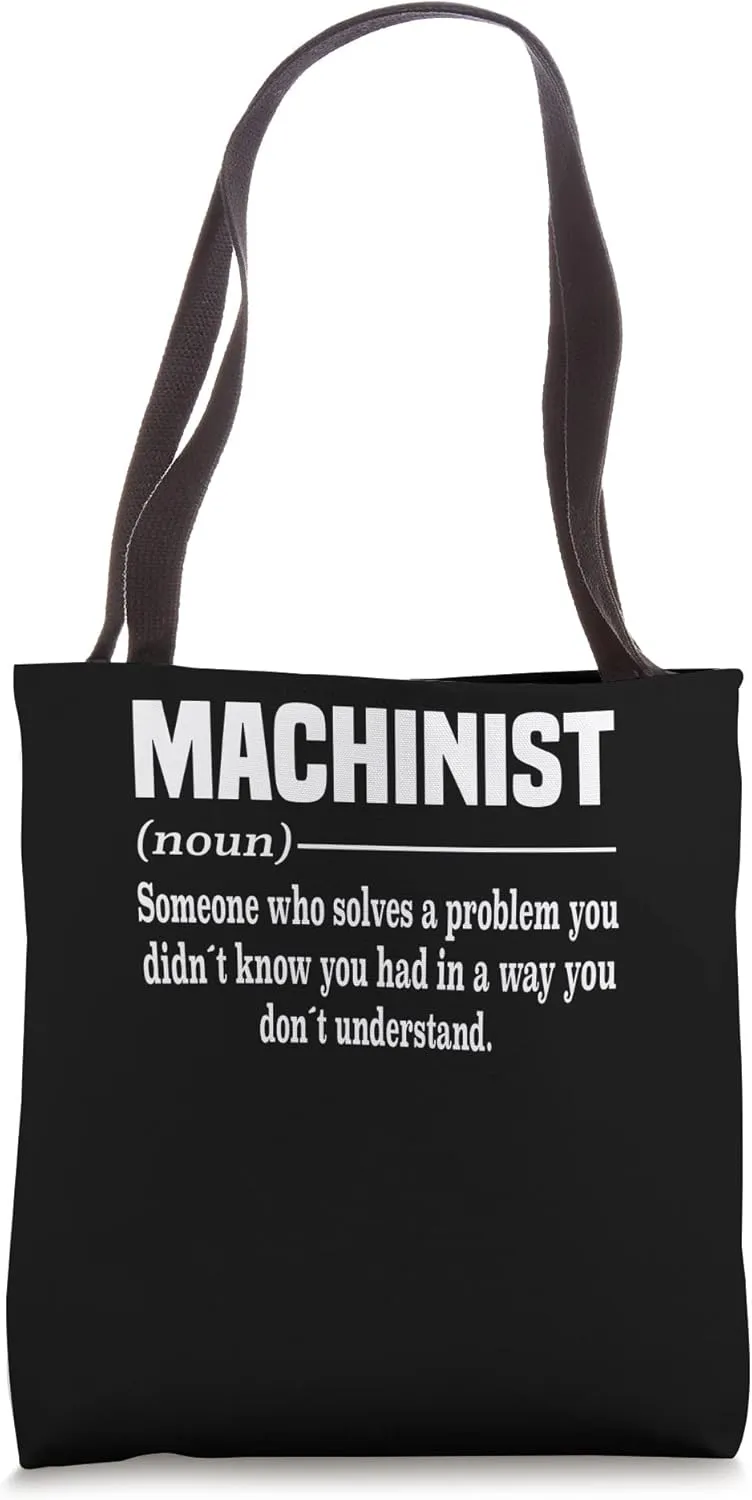 Cnc Mechanist Machinist Tolerance Issues CNC Operator Tote Bag