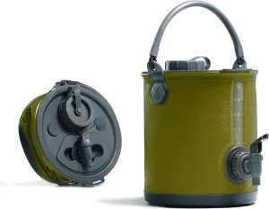 Colapz 2-in-1 Collapsible Camping Water Container with Spigot - 2 Gallon Portable Bucket & Camping Water Jug with Spout - Sports Water Jug - RV Bucket - Water Jug Dispenser