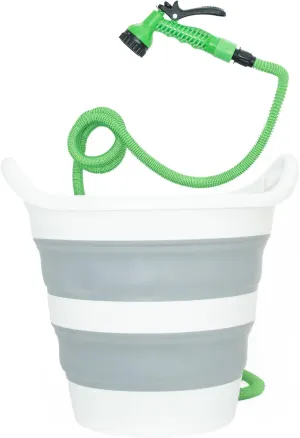 Collapsible Bucket with Electric Pump, 3 Gallon, Outdoor Shower, Outdoor Shower kit, Portable Camping Shower