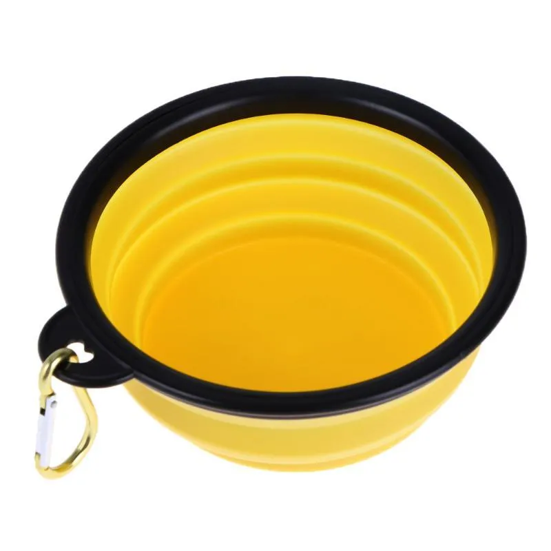 Collapsible Dog Bowls/Silicone Portable Water Bowls on Sale
