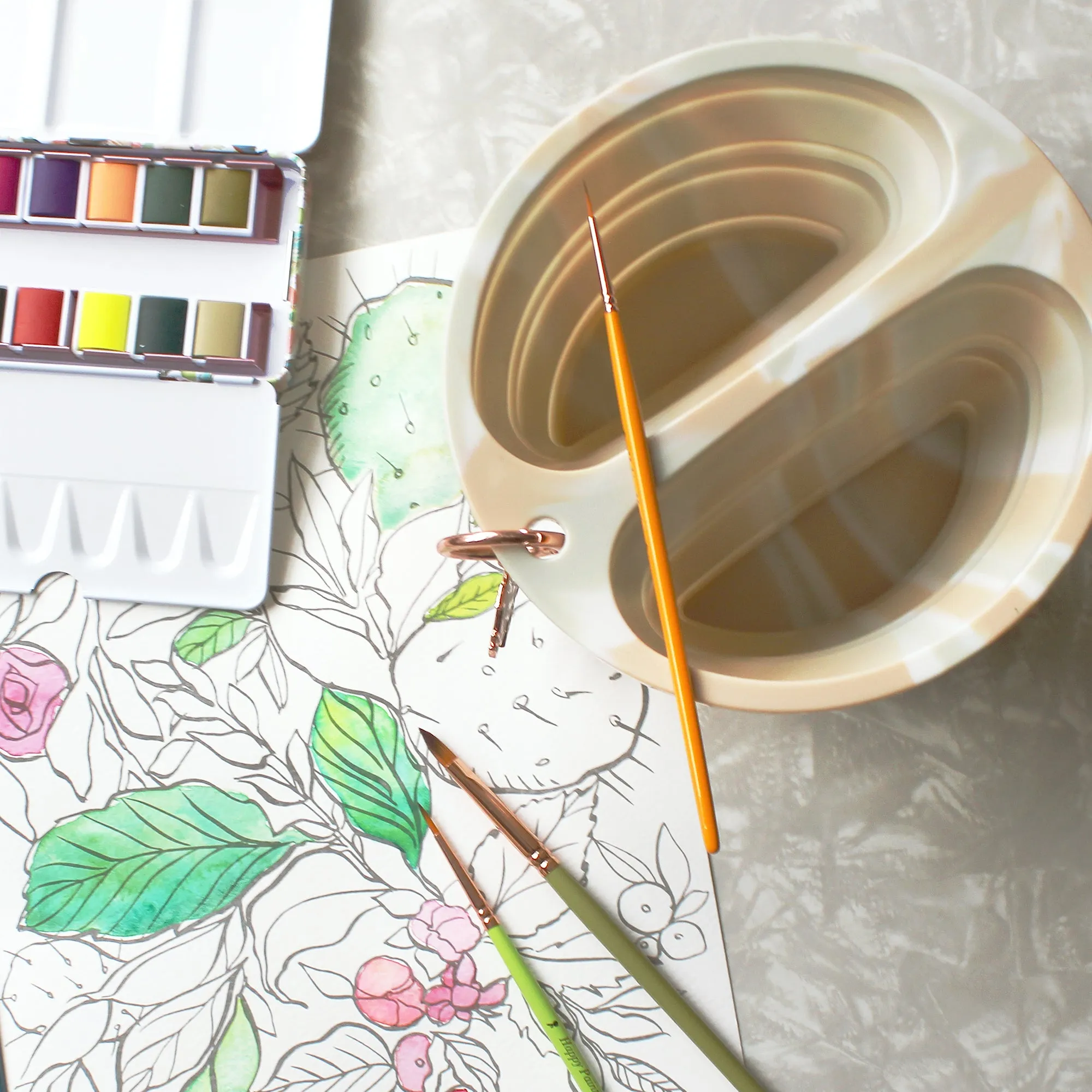 Collapsible Painter's Pot