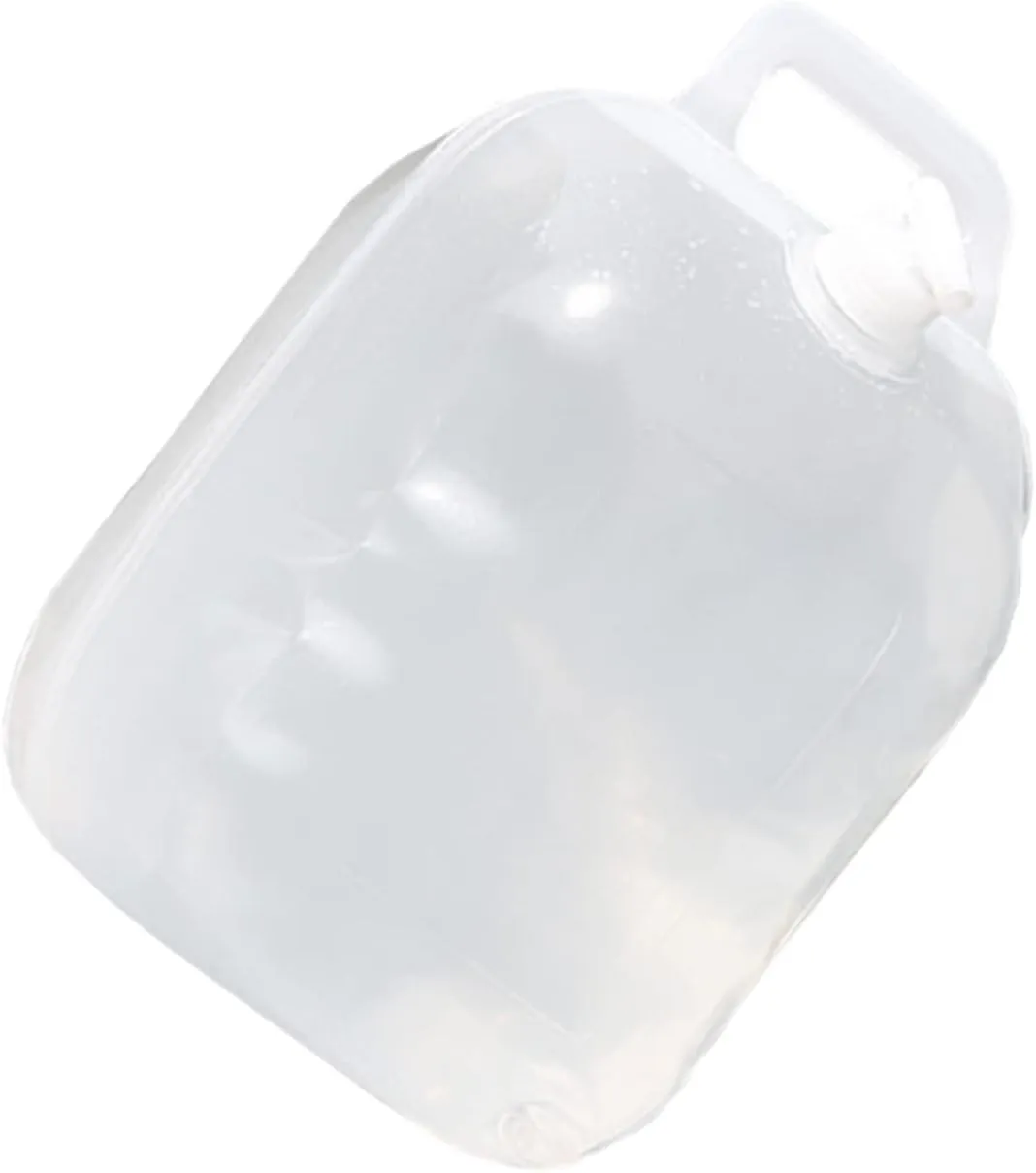 Collapsible Water Bag 10l Foldable Water Jug for Camping Comfort Grip Handles