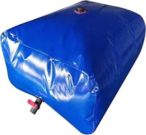 Collapsible Water Container, High Capacity Water Storage Bag, Software Pressure-Resistant Water Tank for Garden Farm Leakproof Irrigation Equipment, Customizable (Color : Blue, Size : 400L/1x