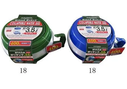 Collapsible water jug -approx. 3.5L - 0.9gal - with tap