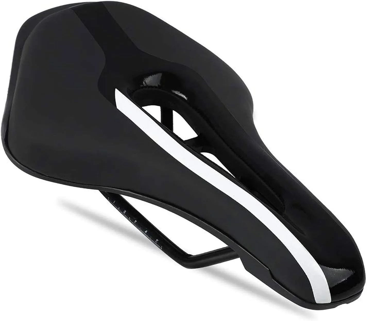Comfortable Bike Seat- Replacement Wide Bicycle Saddle Memory Foam Padded Soft Bike Cushion Universal for Men,Women,Folding Bike, Road Bike Comfortable and Breathable