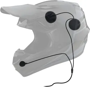 Competition/Race in-Helmet & Push to Talk Kit is Compatible with Rugged Radios, BTECH, Baofeng, 2 Pin Kenwood, Diga-Talk, TYT, AnyTone, Relm/BK Radio, Quansheng
