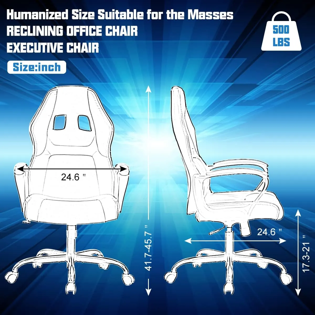 Computer Gaming Chair PC Office Chair for Adult Teen Kids, Ergonomic PU Leather Gamer Chair with Lumbar Support High Back Adjustable Rolling Swivel Desk Chair, Camo