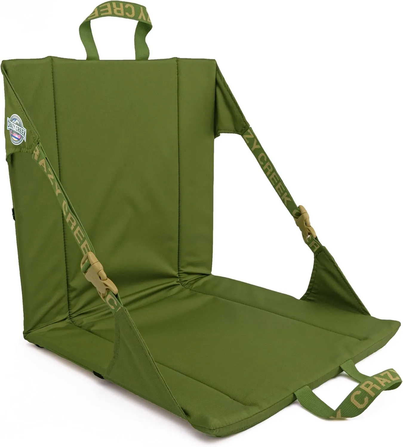Crazy Creek Original Chair Perfect for Stadium Seats, Camping, Hiking & More, Comfort on All Terrains, Adjustable Straps, Lightweight Design, Water-Resistant