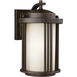 Crowell Antique Bronze LED Outdoor Wall Lantern