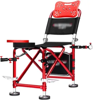 CULIACAN Fishing Chair Camping Chair Multifunctional Portable Reclining Foldable Backrest Fishing Hiking Outdoor Chair Outdoor Folding Chair