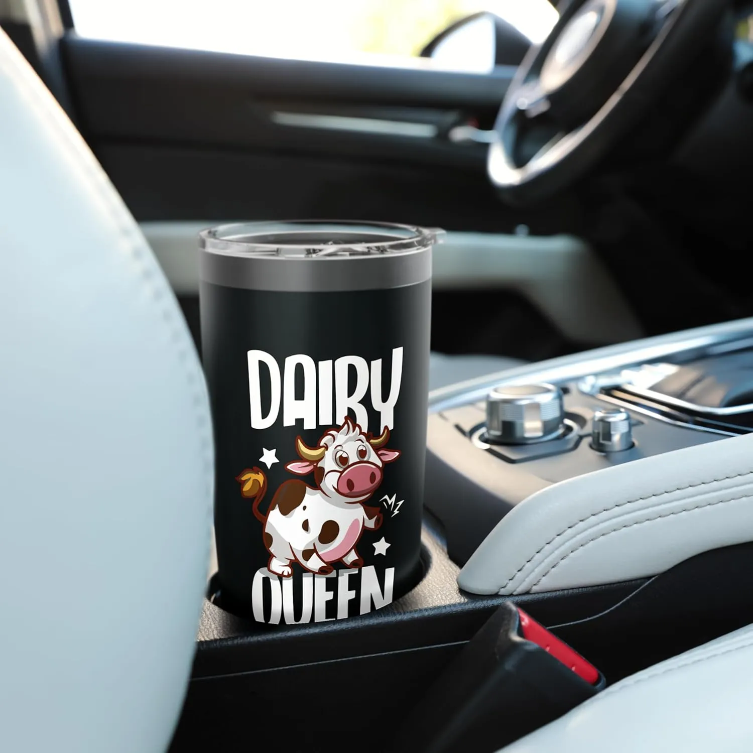 Dairy Queen Cow Farmer Stainless Steel Insulated Tumbler