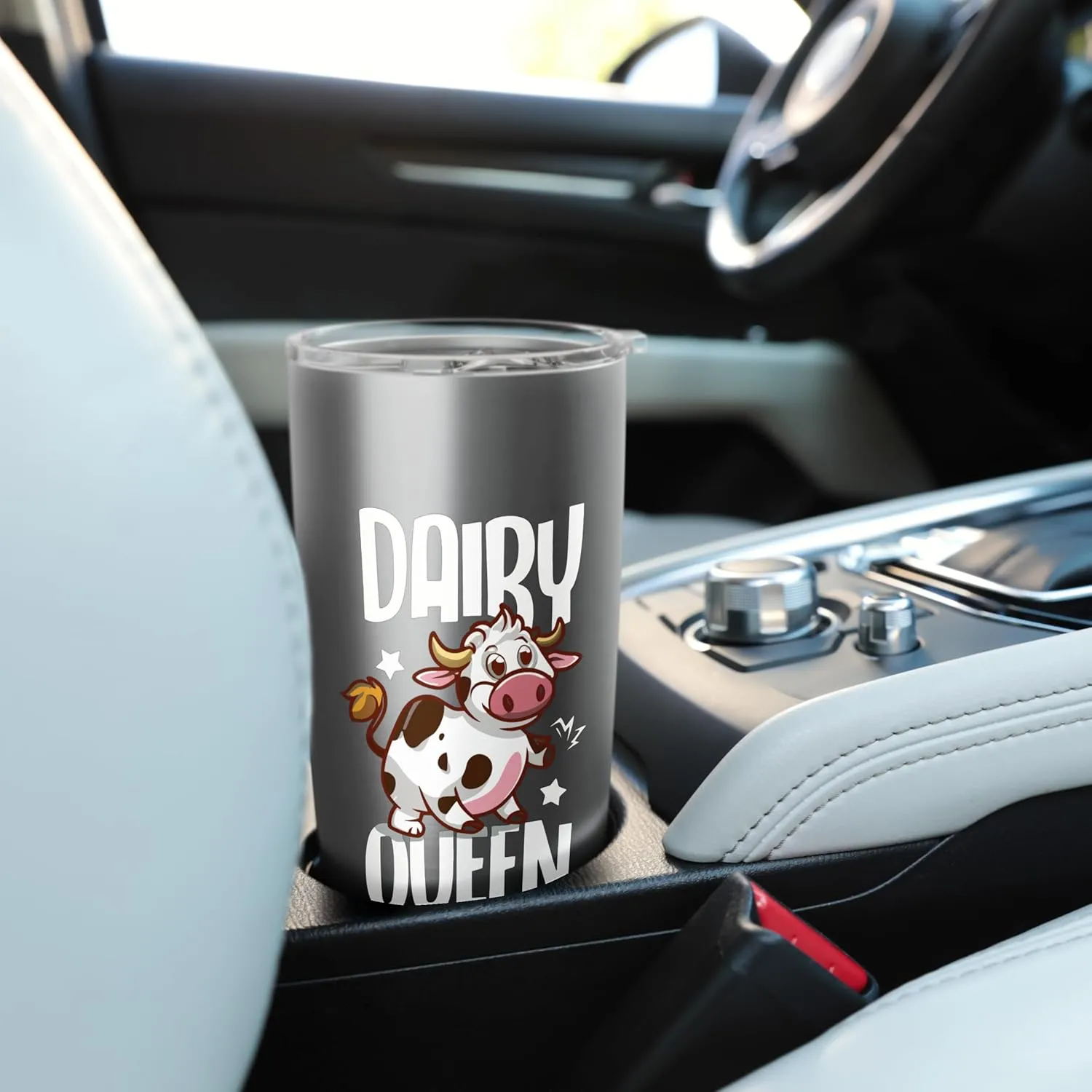 Dairy Queen Cow Farmer Stainless Steel Insulated Tumbler