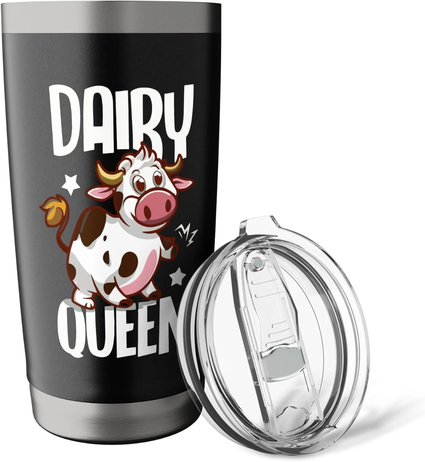 Dairy Queen Cow Farmer Stainless Steel Insulated Tumbler