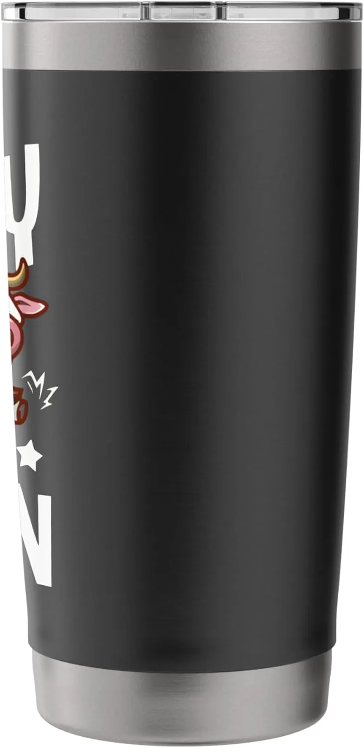 Dairy Queen Cow Farmer Stainless Steel Insulated Tumbler