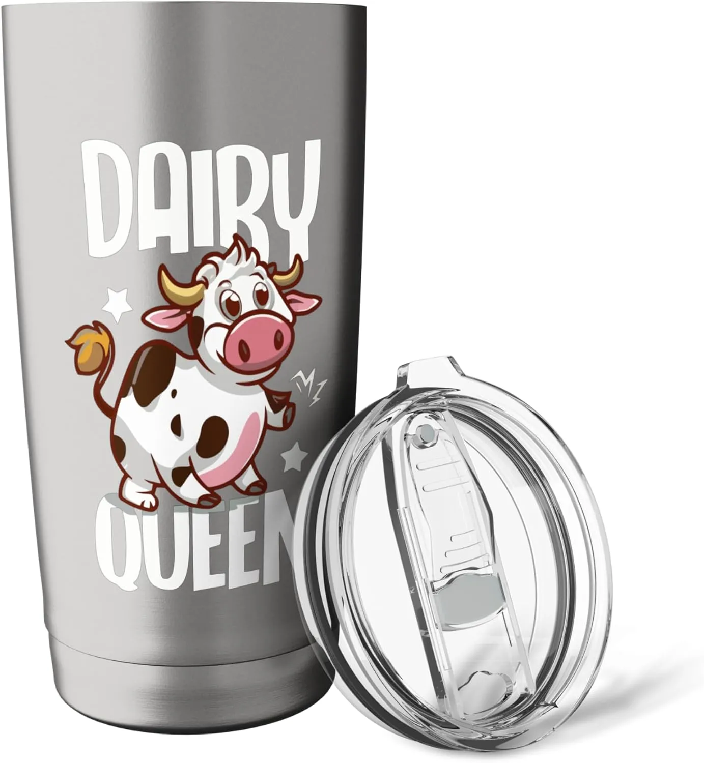 Dairy Queen Cow Farmer Stainless Steel Insulated Tumbler
