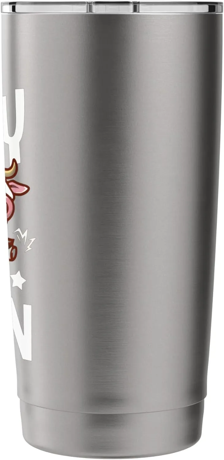 Dairy Queen Cow Farmer Stainless Steel Insulated Tumbler