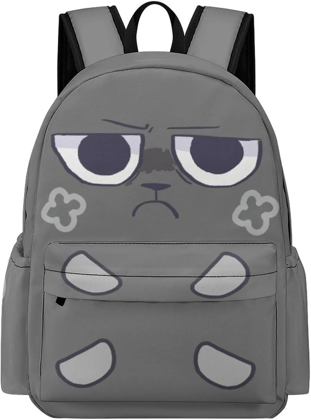 Dandy's World Backpack 16.5 Inch Single Compartment Double Shoulder Cartoon Cute Travel Backpack Lightweight (Grey-2)