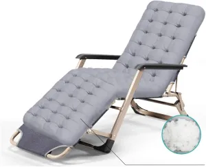 Deck Chair Recliners Folding Recliner Portable Reclining Sun Lounger Portable Outdoor Camping Chair