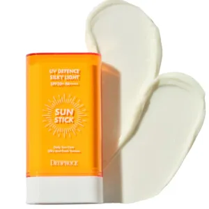 Deoproce UV Defence Silky Light Sun Stick SPF50  PA     | Broad Spectrum Sunscreen, Lightweight & Non-Greasy, UV Protection 19g