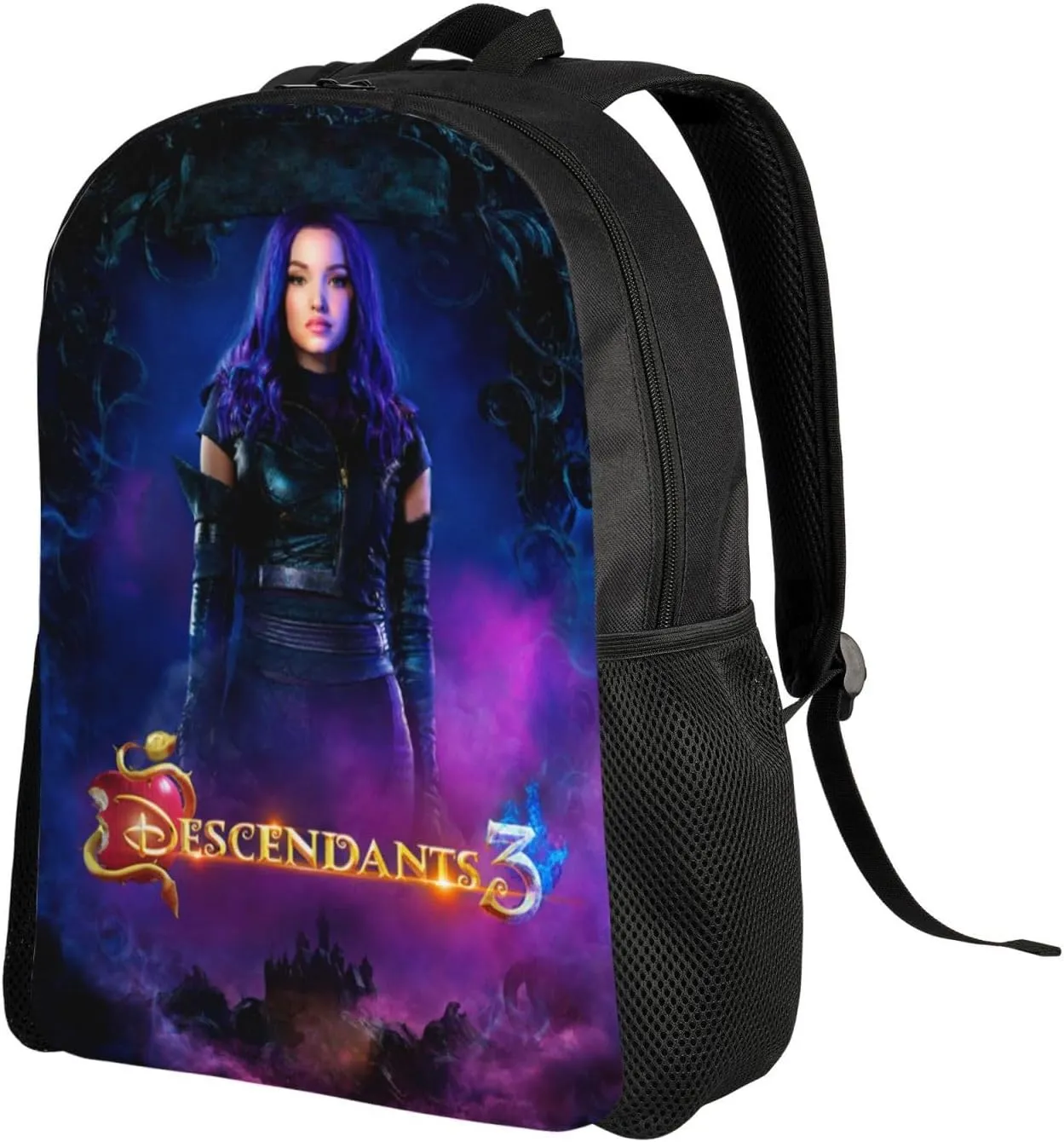 Desc-endants 3 Backpack, 17 inch casual large capacity cute travel sports backpack lightweight