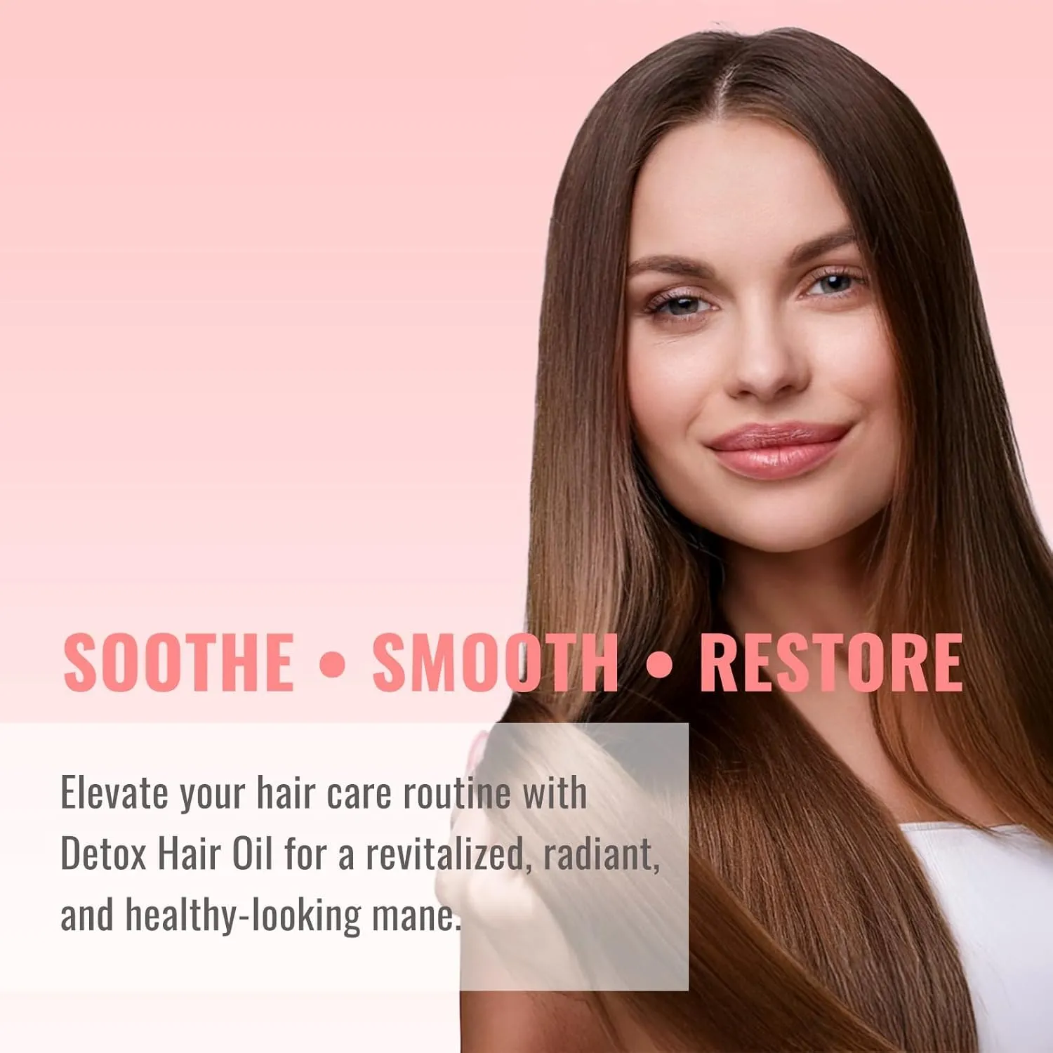 Detox Hair Oil Capsules, Premium Hair Oil Serum Treatment for Cleansing & Revitalizing Hair for Soft, Shiny, Buildup-Free Locks 30 Capsules