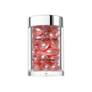 Detox Hair Oil Capsules, Premium Hair Oil Serum Treatment for Cleansing & Revitalizing Hair for Soft, Shiny, Buildup-Free Locks 30 Capsules