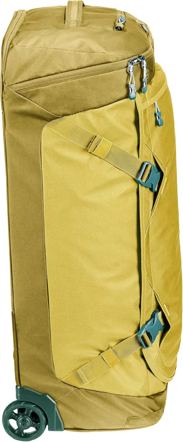 Deuter Aviant Duffel Pro Movo 60L Luggage Roller Bag, Backpack for Sport and Travel - Corn-Turmeric