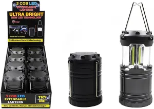Diamond Visions Max Force 08-1657 3 COB LED Extendable Metal Lantern in Assorted Colors (1 Lantern)