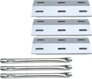 Direct store Parts Kit DG103 Replacement for Ducane Gas Barbecue Grill 30400040,3200,3400 Grill Burners & Heat Plates (Stainless Steel Burner   Stainless Steel Heat Plate)