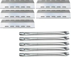 Direct store Parts Kit DG257 Replacement for Ducane 5 Burner 30500701/30500097 Gas Grill Repair Kit Stainless Steel Burners & Heat Plates