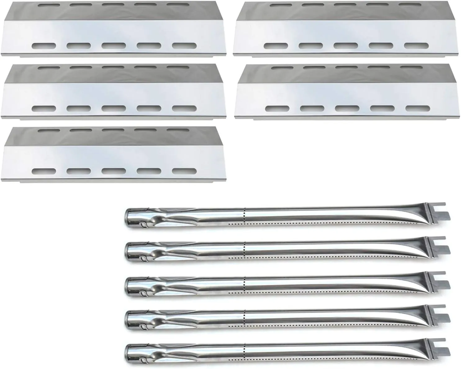 Direct store Parts Kit DG257 Replacement for Ducane 5 Burner 30500701/30500097 Gas Grill Repair Kit Stainless Steel Burners & Heat Plates